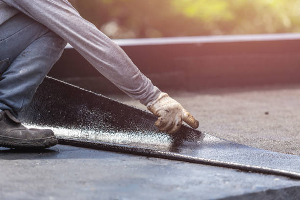 Professional Waterproofing technician working in Climax, MI